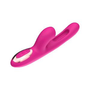 Spinning Hollow Rod Soft Silicone Sex Toy Realistic Massager Wand Vibrator Tapping Shaking Rotating Vibrating Modes For Couples Adult Female Momen HR-D06