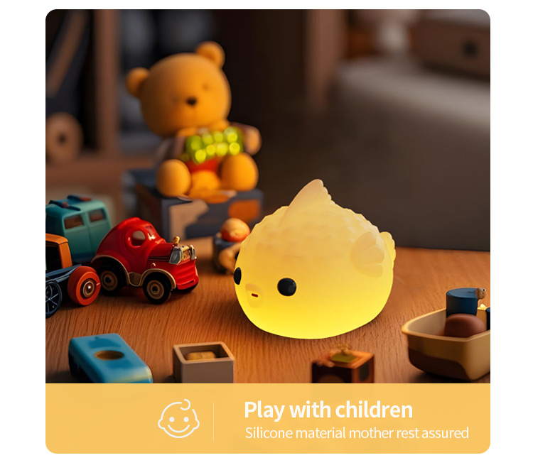 silicone table night light