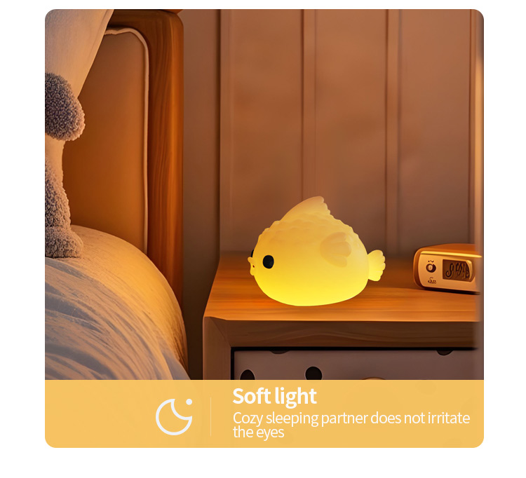 rechargeable silicone night light
