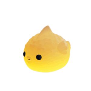 Pufferfish Night Light, Pat Light, Silicone Touch Sensor Lamp, Baby-Safe Bedside Light for Modern Kids Room Decorative room Toddler Sleep Aid Camping activity HR-L02