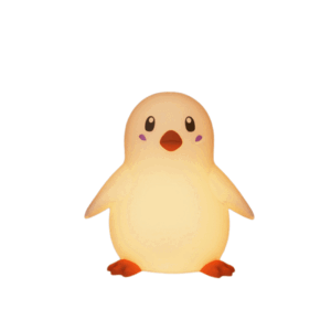 Penguin Silicone Night Light, Pat Light, Cute Baby Light, Kids Lamps, Claping Lamp, Animal Light for Children's Room, Decoration, Funny Gifts Stuff Boys Girls Baby HR-L03