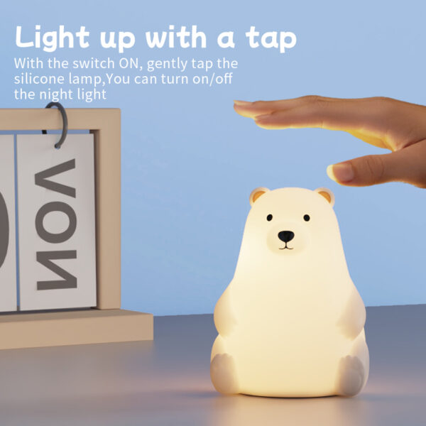 silicone animal night light