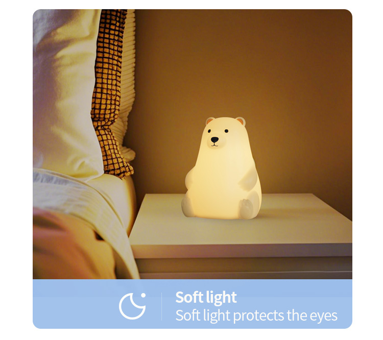 silicone kids night light