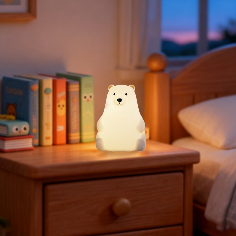 bear night light silicone