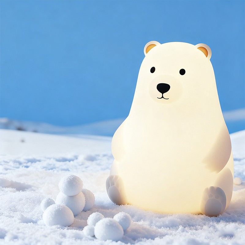 cute silicone night light