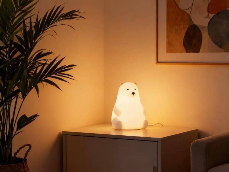 silicone clap night light