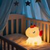 unicorn clapping silicone night light