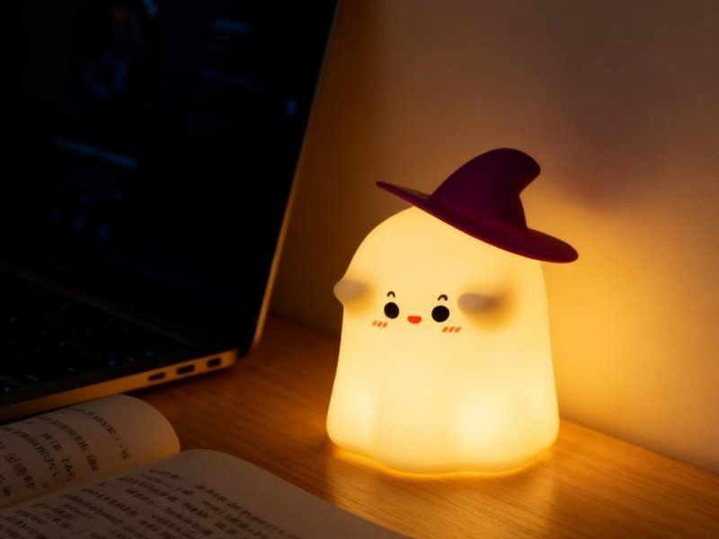 silicone ghost night lamps