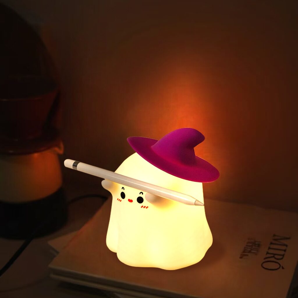 Cute Ghost Silicone Night Light