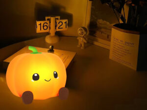 pumpkin silicone night light
