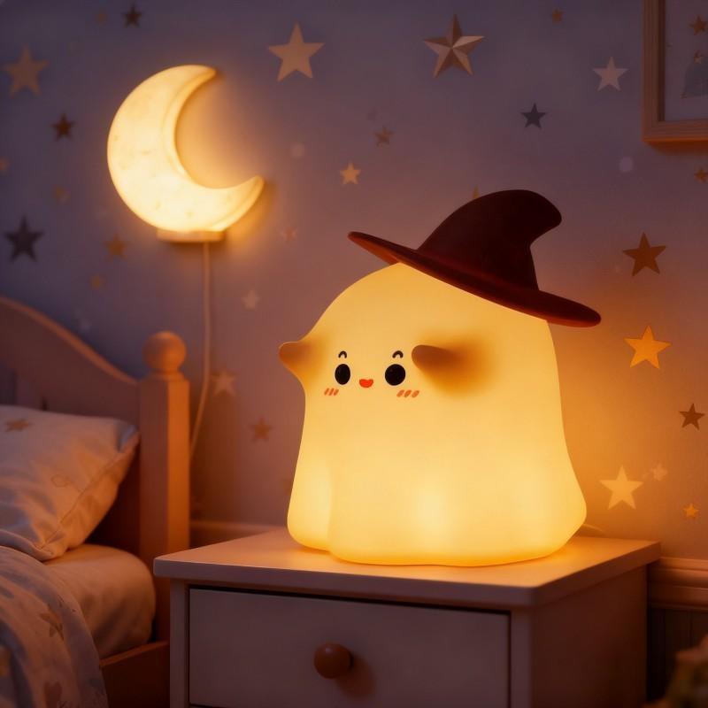 silicone ghost night light