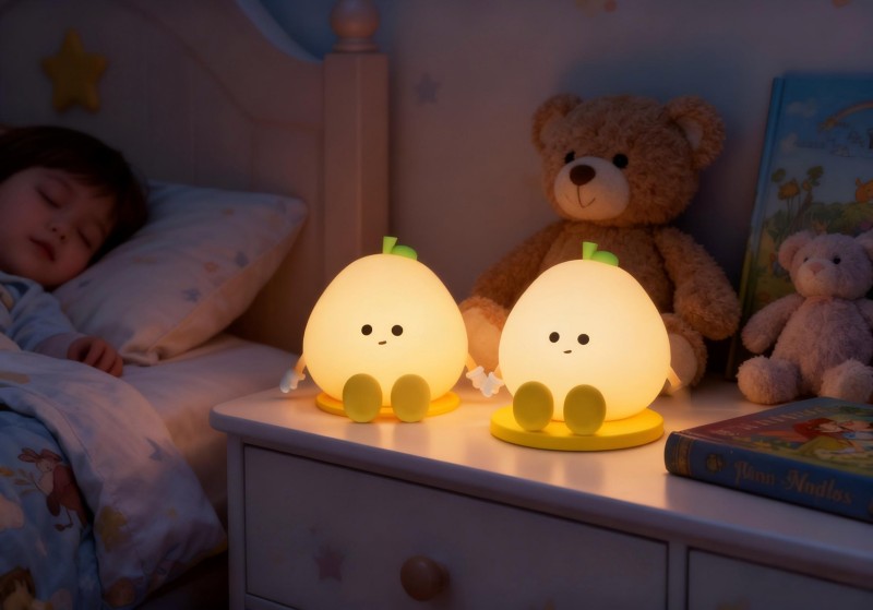 silicone pomelo night lamp