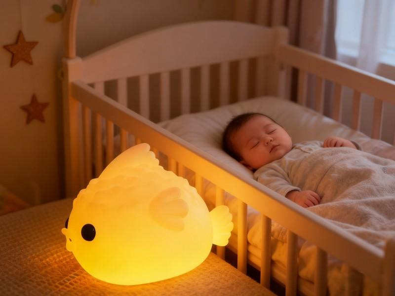 Cute silicone night lamp