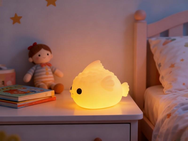 Pufferfish silicone nightlight