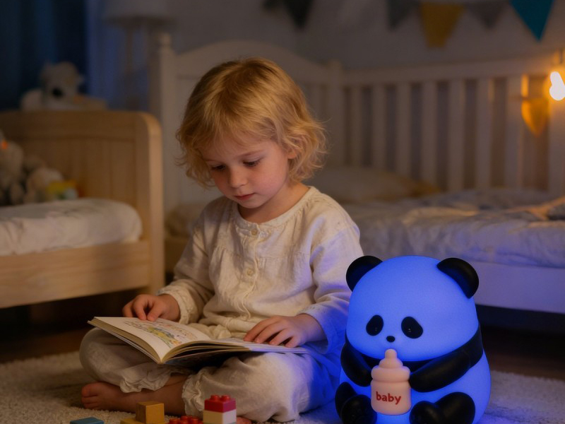 panda silicone night light