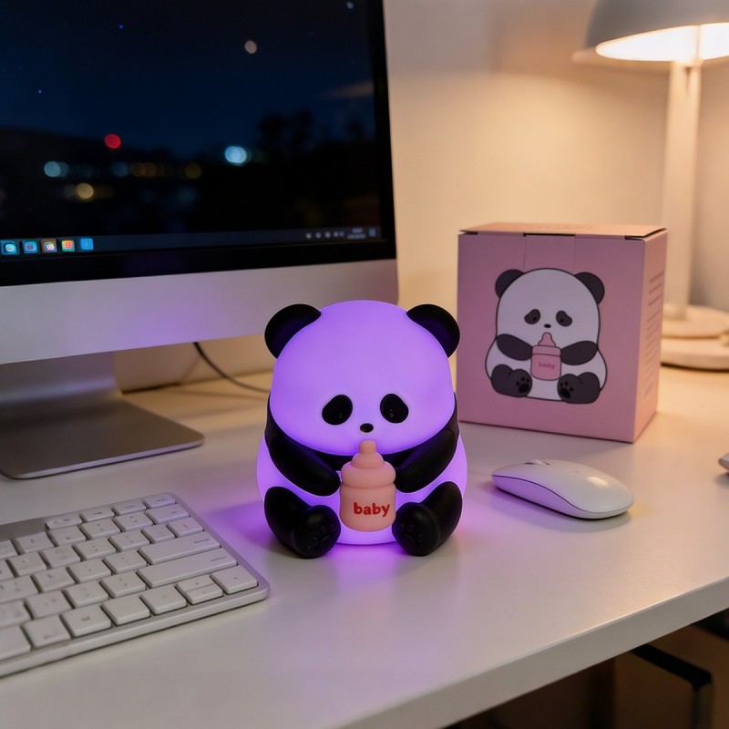 panda silicone night light factory