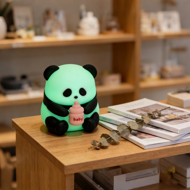panda silicone night light