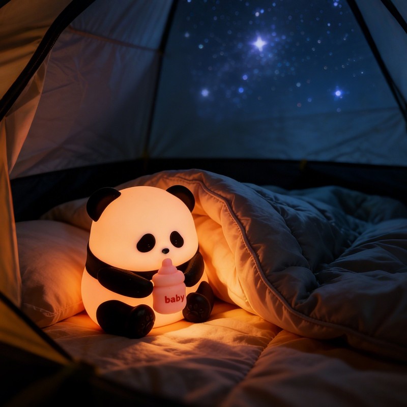 led panda night lamp