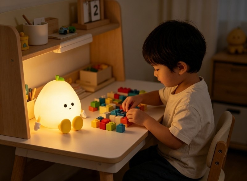 led pomelo silicone night light